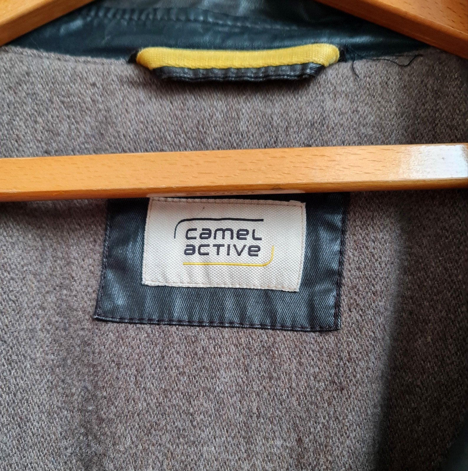 Prachtige Camel Active herenjas waxcoat maat 70 3XL/4XL mooi, Ophalen, Bruin, Overige maten, Gedragen