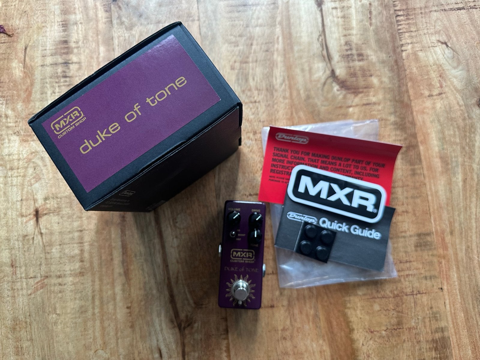 MXR Duke of Tone Overdrive, Muziek en Instrumenten, Ophalen of Verzenden, Zo goed als nieuw, Distortion, Overdrive of Fuzz