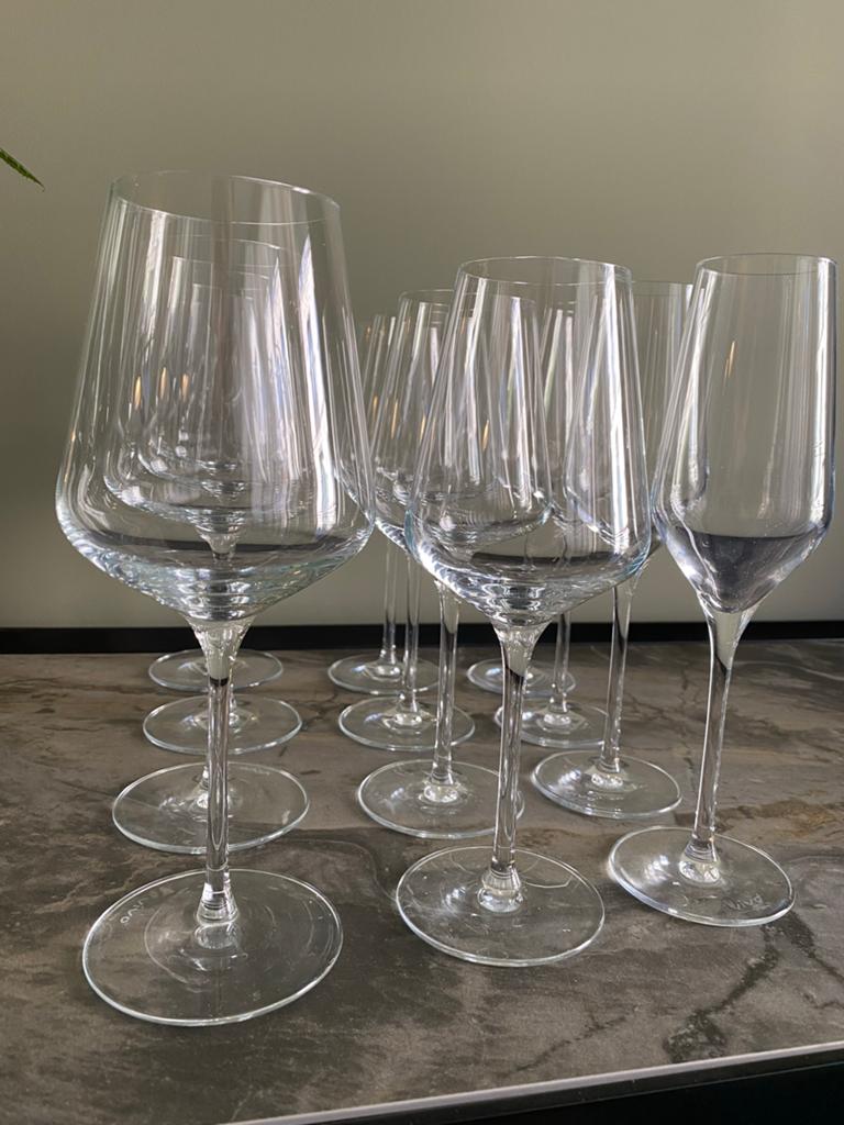 Vivo Villeroy & Boch wijnglazen - set van 12, Ophalen of Verzenden, Zo goed als nieuw, Overige merken, Glas