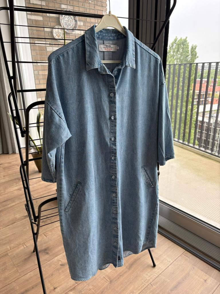 spijkerjurk / tuniek Kuyichi, Kleding | Dames, Jurken, Maat 38/40 (M), Blauw, Nieuw, Ophalen of Verzenden