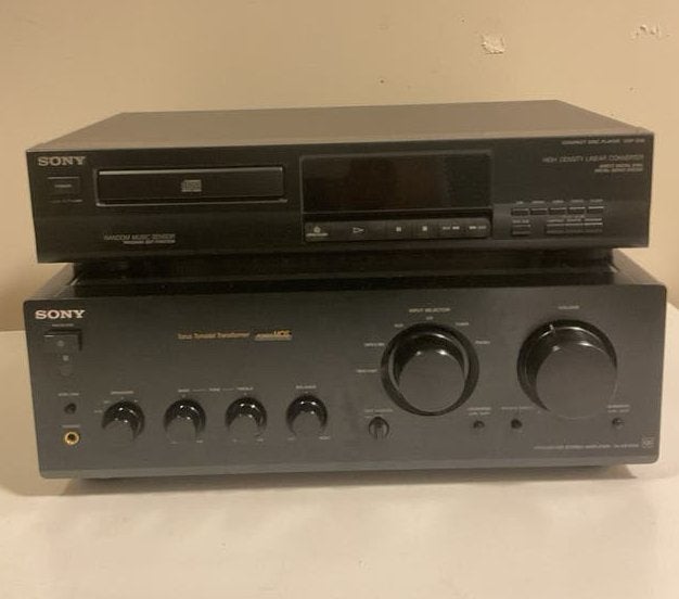 Sony Stereo Versterker TA-FB720R met CD-speler CDP-209, Audio, Tv en Foto, Gebruikt, Sony, Cd-speler, Losse componenten