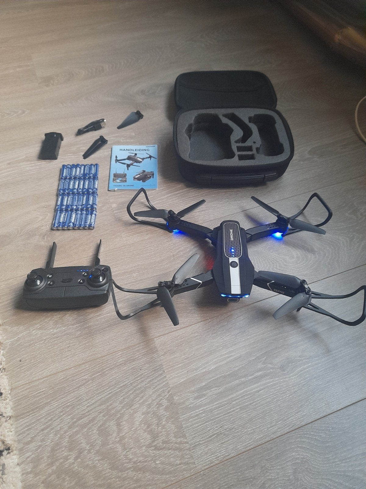 NIEUW.  TD20RC 4K  met live camera en GPS, Audio, Tv en Foto, Drones, Auto Follow, 30 tot 45 minuten, Cameradrone, 100 tot 1000 meter