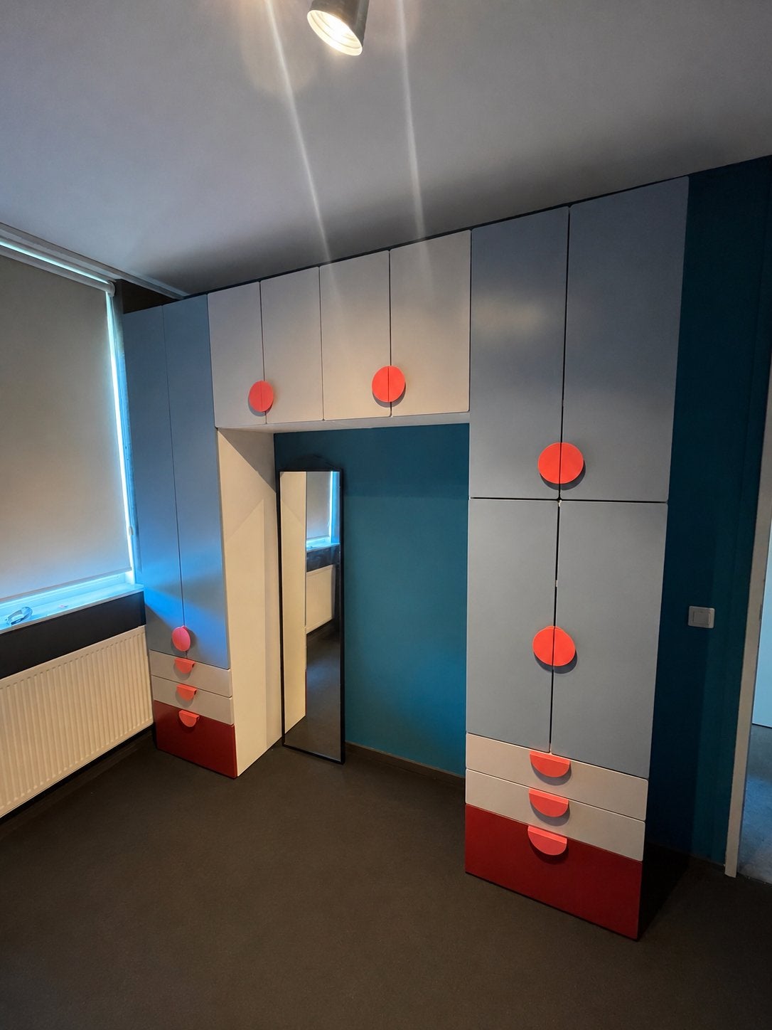 Complete kast voor slaapkamer, Huis en Inrichting, Kasten | Kledingkasten, Ophalen, Met deur(en), 200 cm of meer, Zo goed als nieuw
