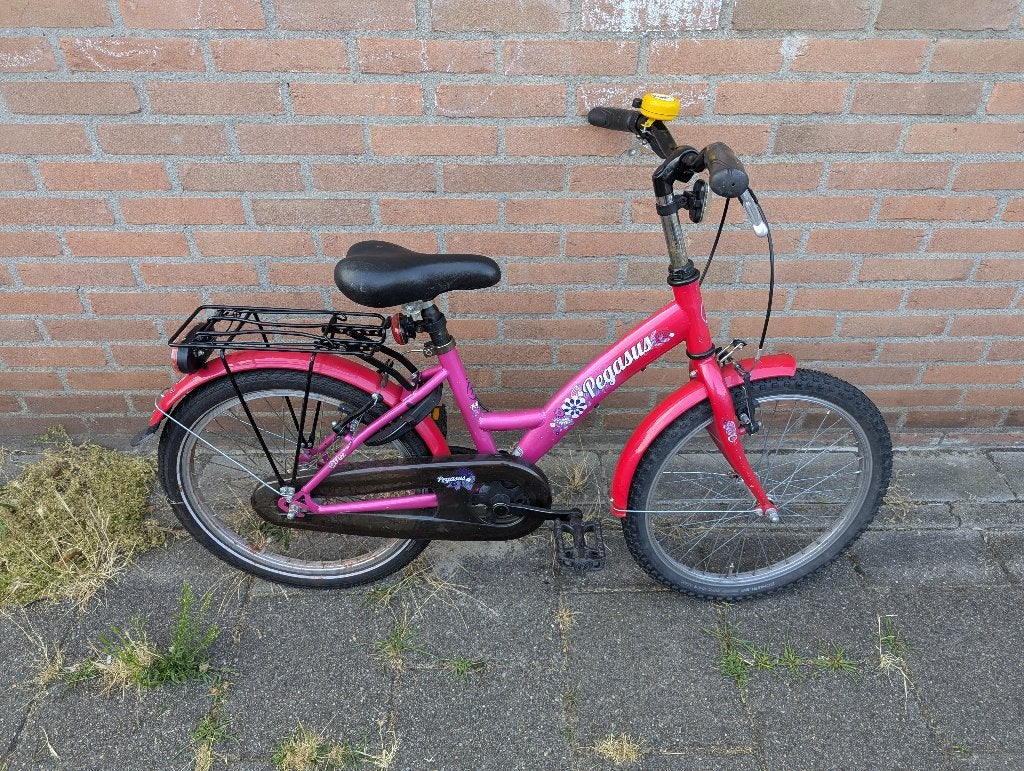 Roze Pegasus 20 inch kinderfiets, Ophalen, Gebruikt, 20 inch of meer, Pegasus