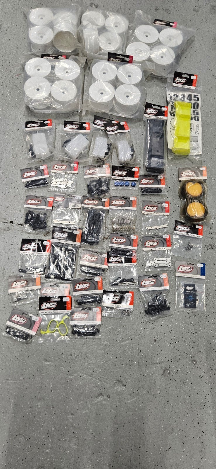 38 x onder deel voor losi 1:8 en 1:10, Ophalen of Verzenden, Overige schalen, Benzine, Auto offroad