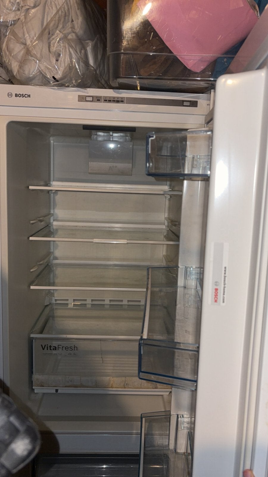 Koelkast bosch, Witgoed en Apparatuur, Vriezers en Diepvrieskisten, Ophalen, Zo goed als nieuw, Minder dan 60 cm, 160 cm of meer