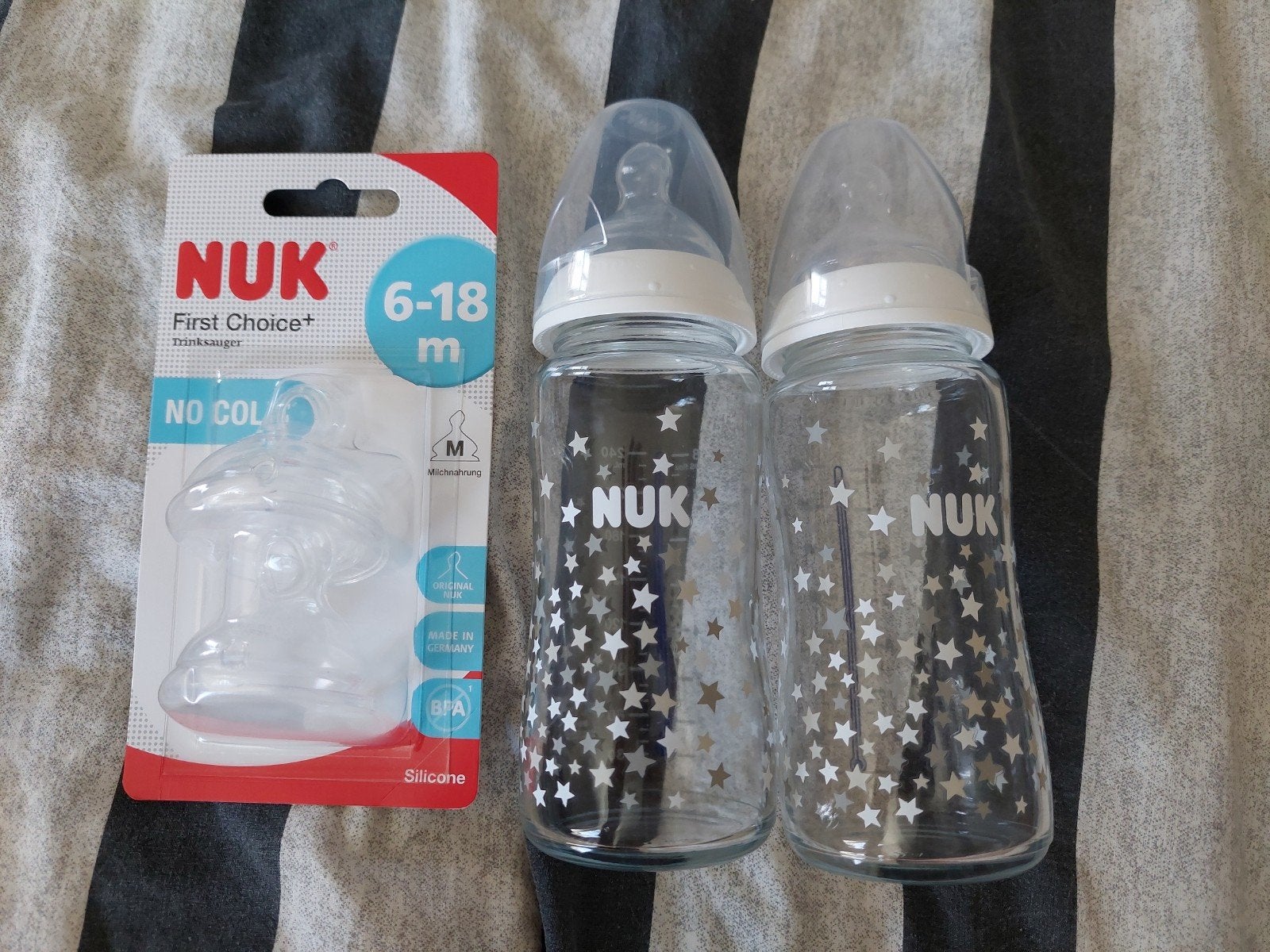 NUK Babyflessen en speen 6-18 maanden Gratis Ophalen, Ophalen, Nieuw, Overige typen