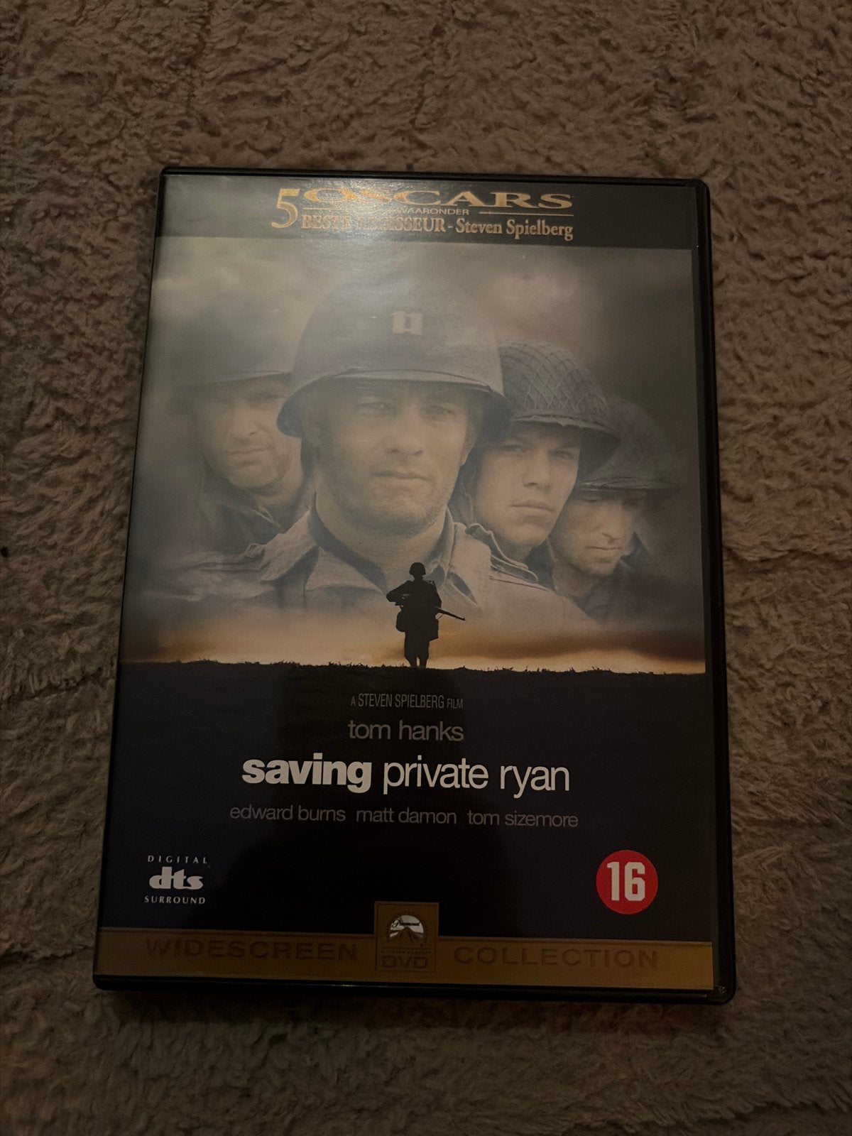 Saving Private Ryan DVD - Steven Spielberg (Widescreen), Gebruikt, Vanaf 16 jaar, Historisch of Kostuumdrama, Breedbeeld