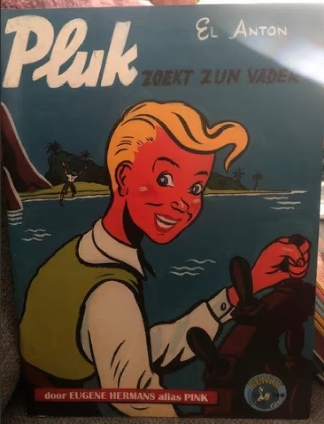pluk zoekt zijn vader fenix 104 k2, Eén stripboek, Ophalen of Verzenden, Zo goed als nieuw