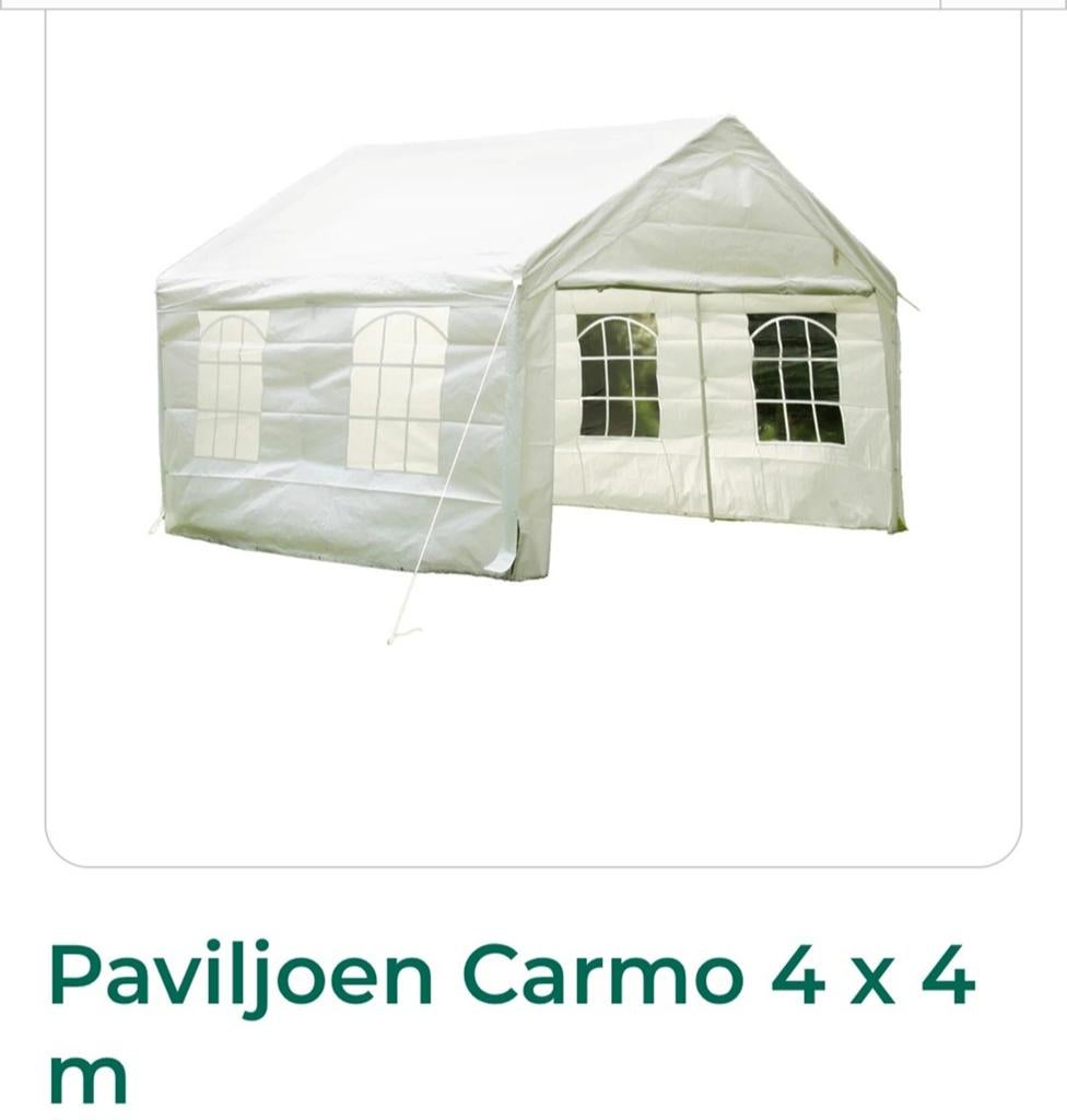 Partytent 4x4, Tuin en Terras, Partytenten, Ophalen, Partytent, Zo goed als nieuw, 4 tot 6 meter