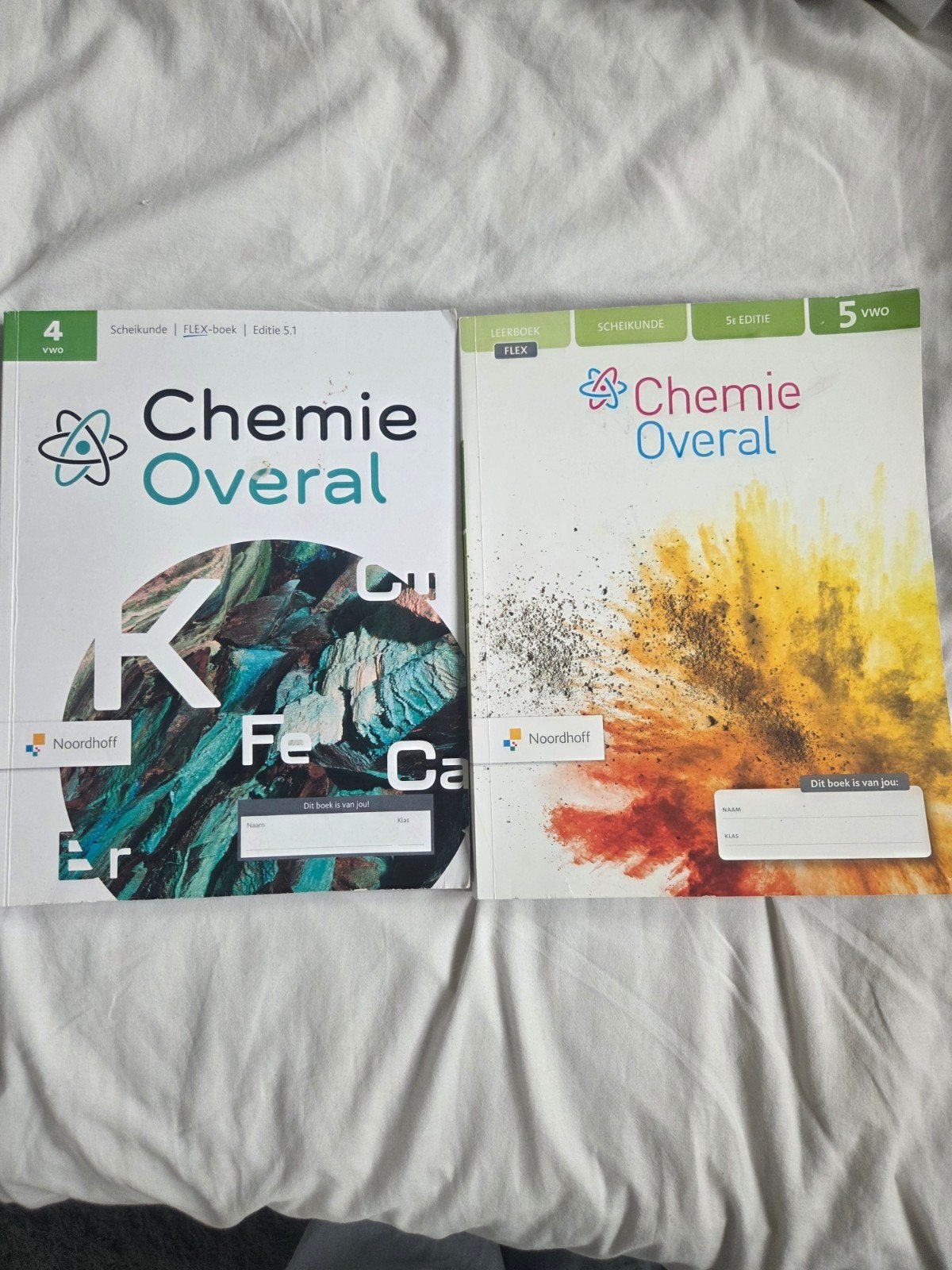 Chemie Overal 4 VWO en 5 VWO Scheikunde FLEX-boek, Ophalen of Verzenden, Gelezen, VWO, Scheikunde