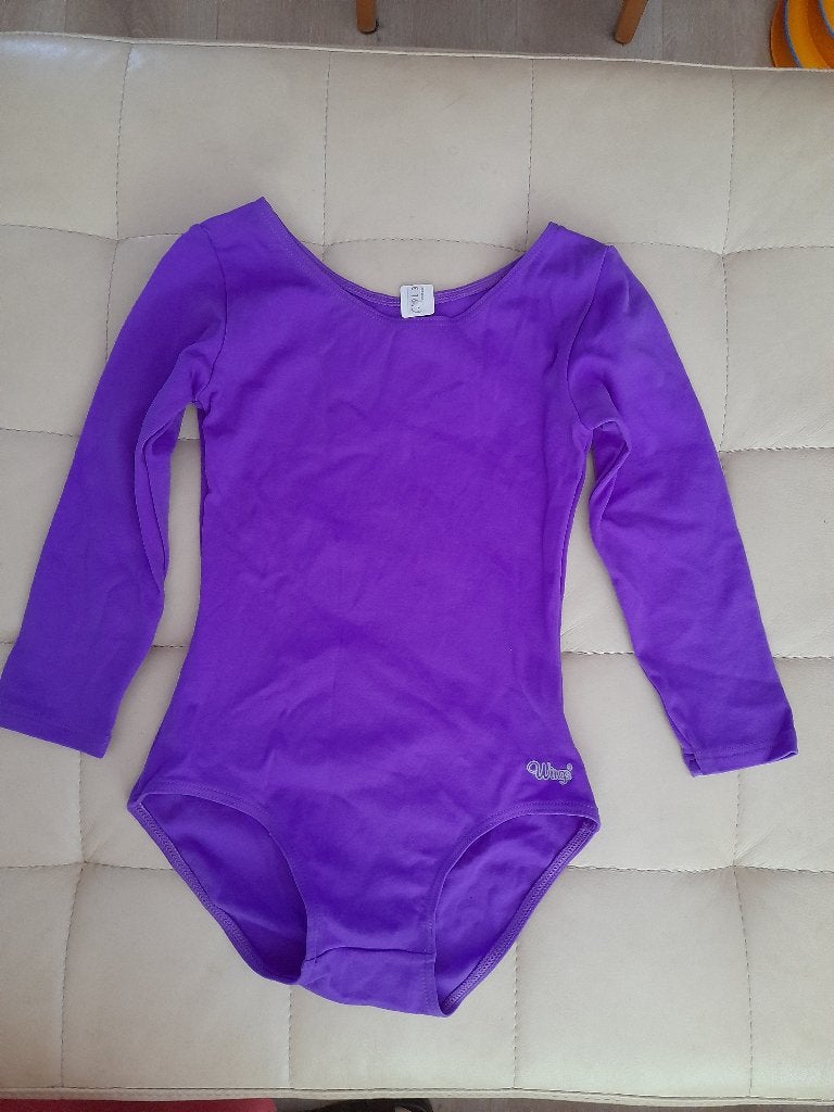 Gympak turnpak turnpakje lange mouw m.36 lila, Ophalen, Overige kleuren, Nieuw, Maat 36 t/m 42