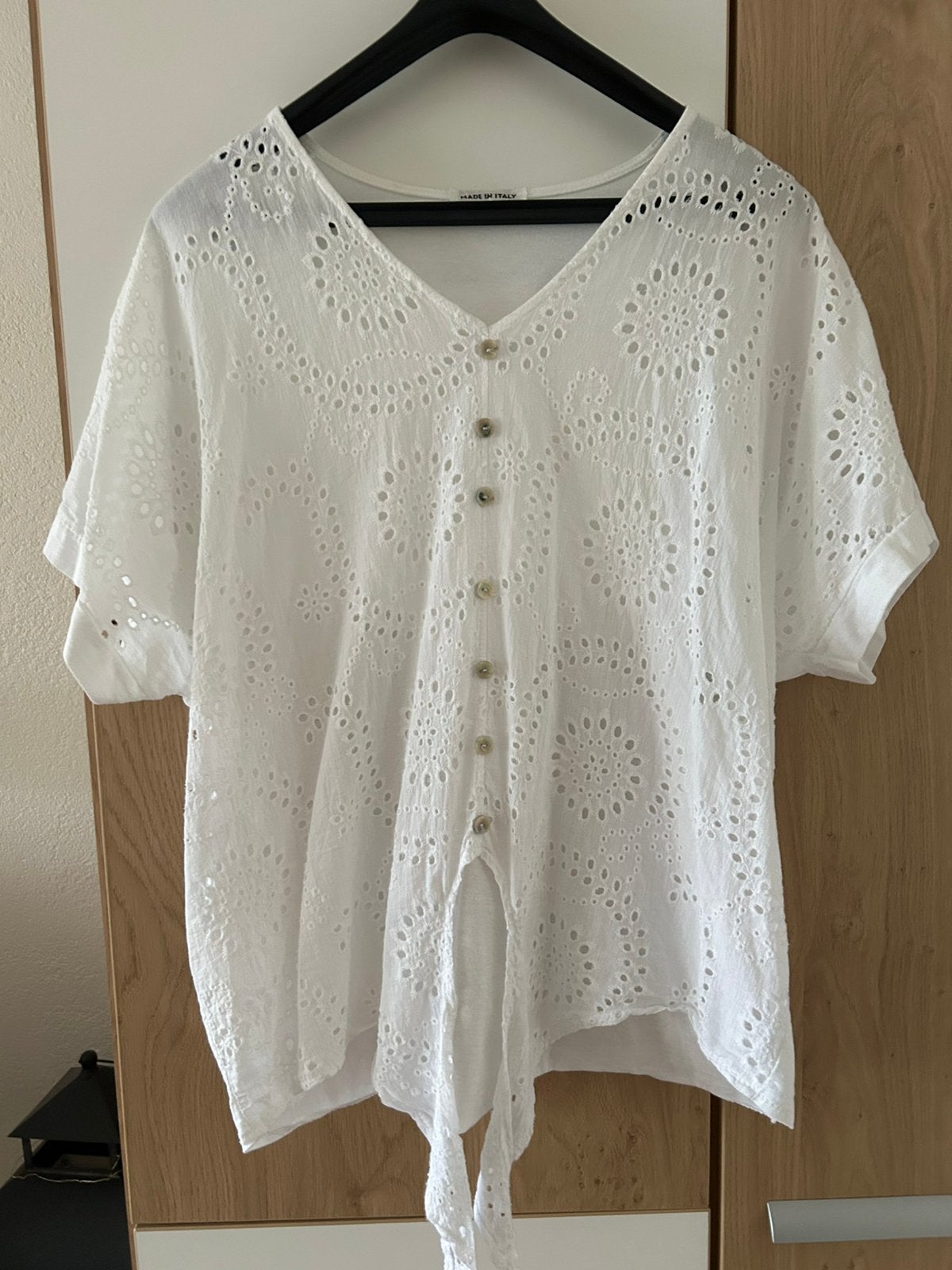 Dames blouse 1 maat, Ophalen of Verzenden, Zo goed als nieuw, Wit