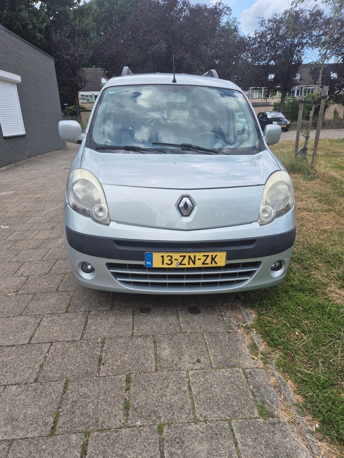 Renault Kangoo 1.6 16V 78KW Family 2008 Grijs, met NAP, Auto's, 4 cilinders, Origineel Nederlands, 75 €/maand, Handgeschakeld