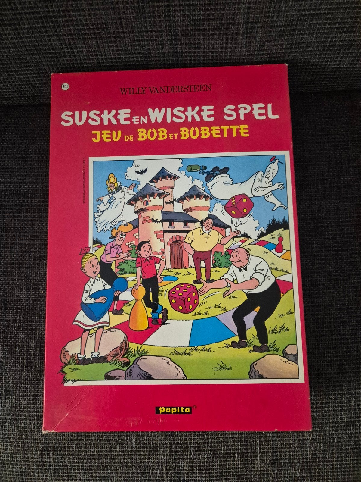 Suske en Wiske Spel - JEU de BOB et BOBETTE, Drie of vier spelers, Ophalen of Verzenden, Gebruikt, Papita
