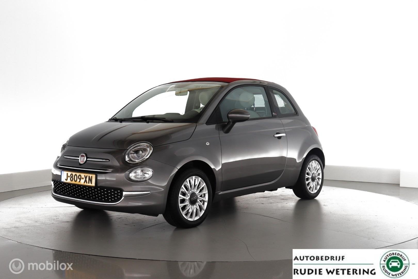 Fiat 500 C 1.0 Hybrid Lounge 1.0 Hybrid Lounge 1/2leer|cruis, Auto's, Fiat, Voorwielaandrijving, Euro 6, 4 stoelen, Leder en Stof