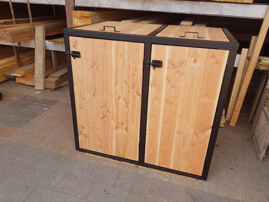 Container ombouw, kliko ombouw van douglas hout, Ophalen, Nieuw