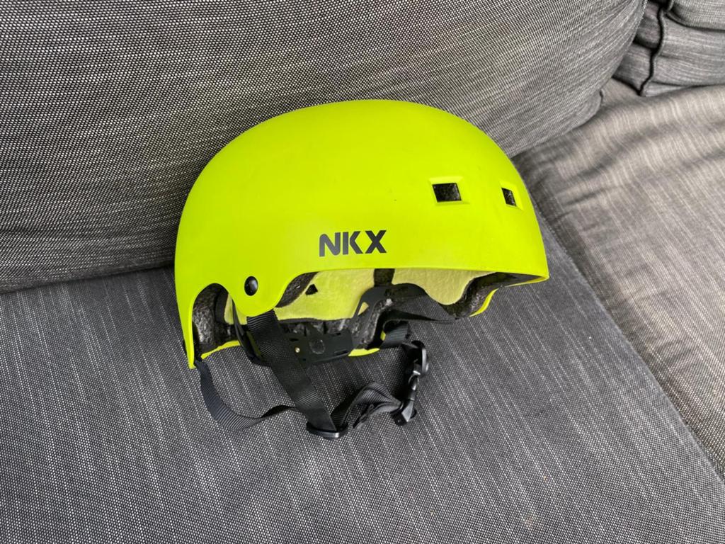 Fiets/Skatehelm voor kind Neon geel, Ophalen of Verzenden, Zo goed als nieuw, XS, Jongen of Meisje