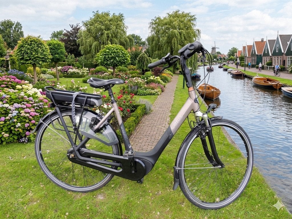 Gazelle Orange C7 HMB Framemaat 53 cm 400 WH accu, Wilhelminaweg 8
6951 bp  Dieren, NL, Gazelle, Info@gazelle.nl, Zo goed als nieuw