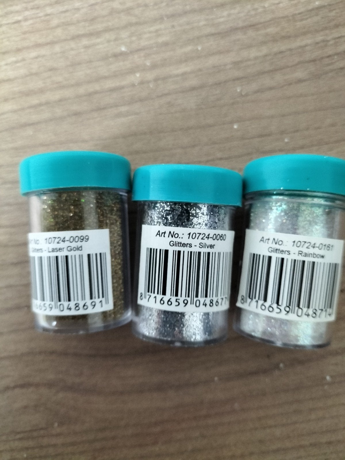 Zilver & Goud en  Rainbow Glitter met 2 Decoratieve Scharen, Ophalen