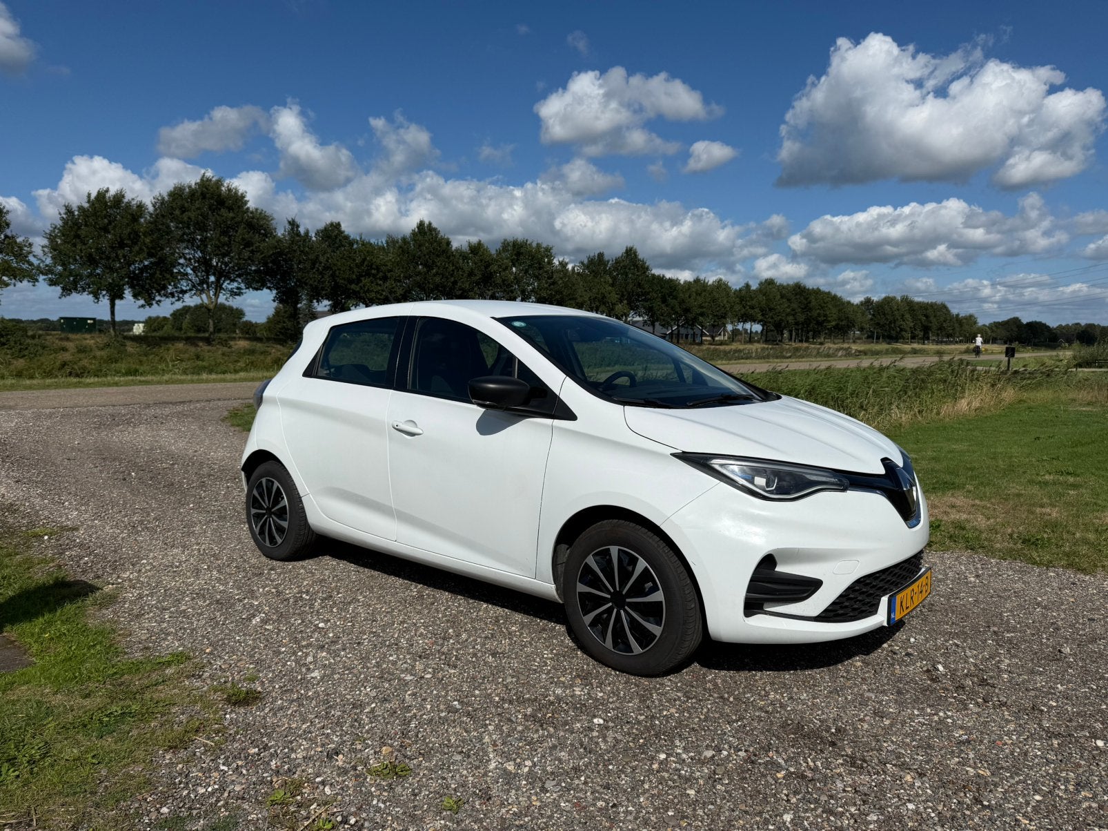 Renault ZOE R135 ZE50 2020 CCS (koopaccu!), Auto's, 180 min, Wit, ZOE, Geïmporteerd