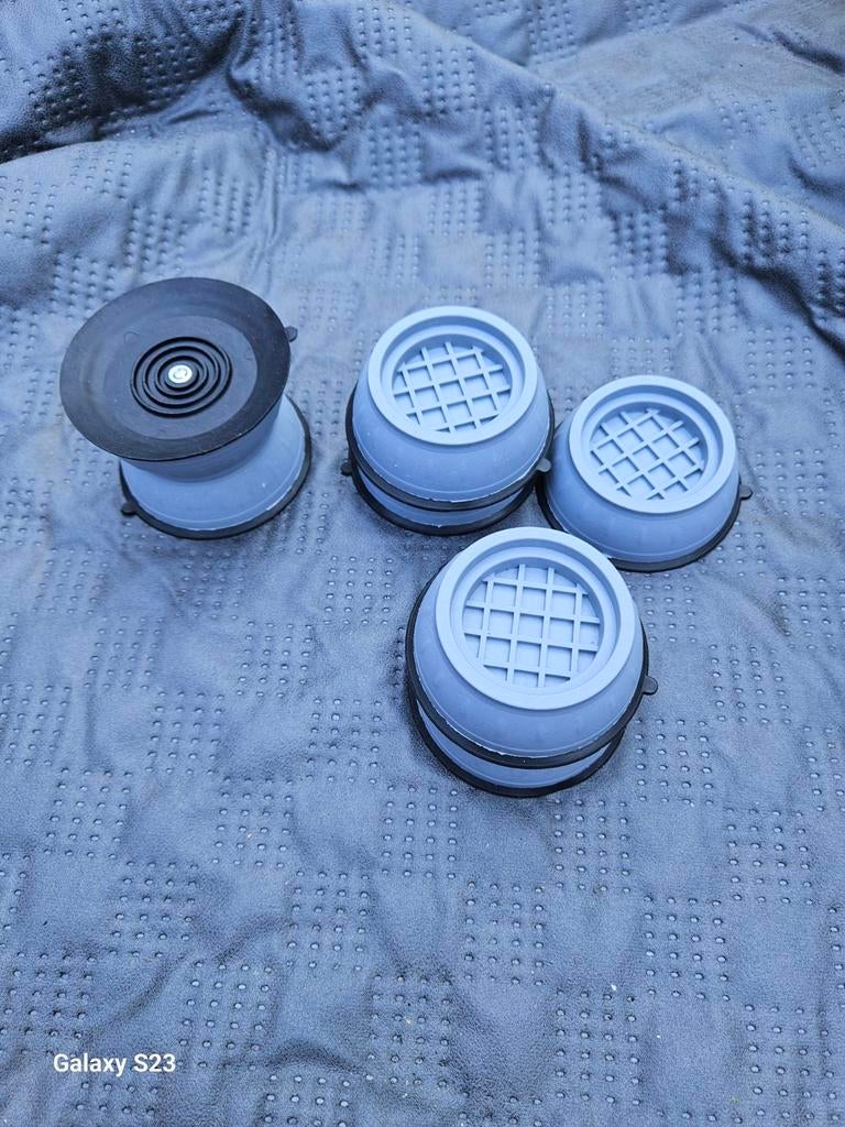 Anti-vibratie onderzetters voor wasmachine/droger (4 stuks), Ophalen of Verzenden, Nieuw