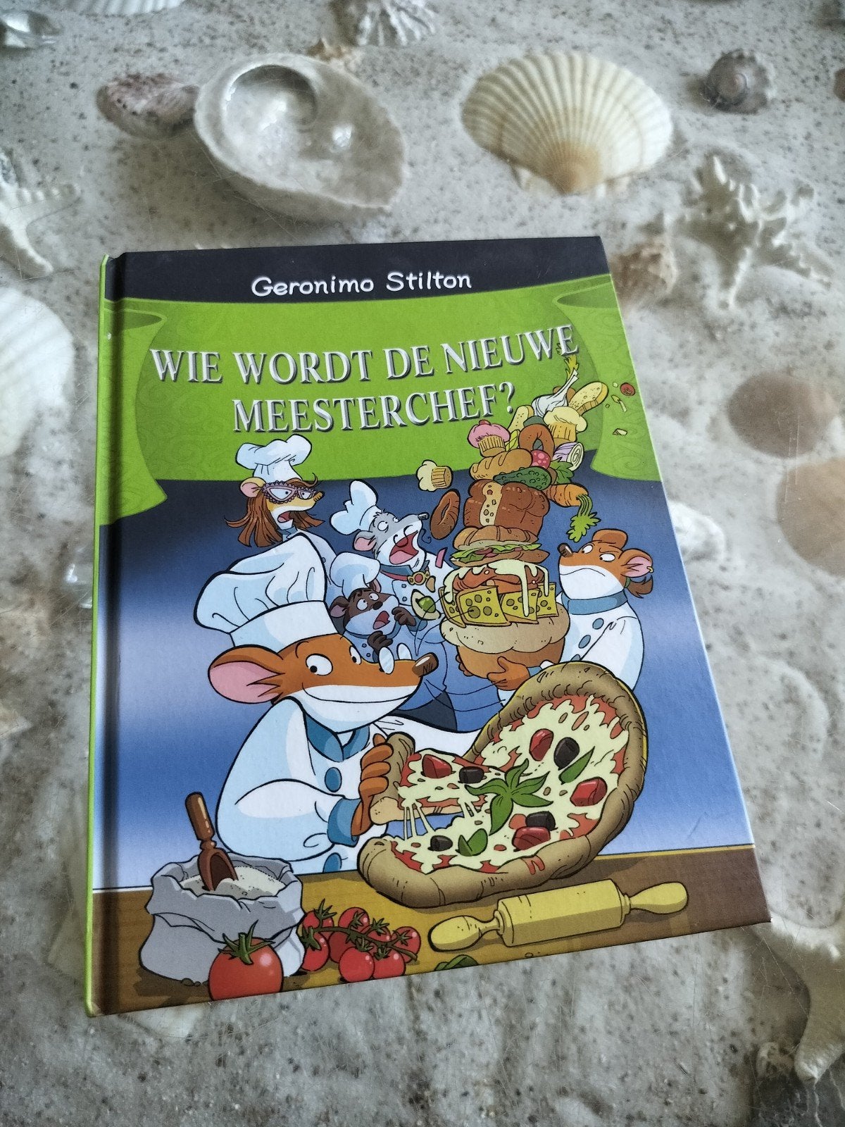 Geronimo Stilton - wie wordt de nieuwe meesterchef, Boeken, Kinderboeken | Jeugd | onder 10 jaar, Gelezen, Fictie algemeen, Geronimo Stilton