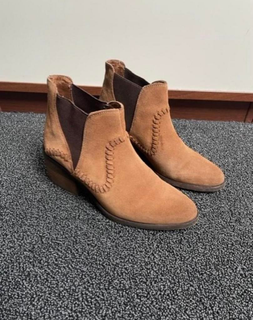 Camel suede laarzen maat 36, Bruin, Lage of Enkellaarzen, Ophalen of Verzenden, Zo goed als nieuw