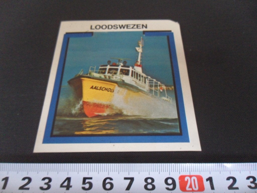 sticker loodswezen schip AALSCHOLVER, Ophalen of Verzenden, Zo goed als nieuw