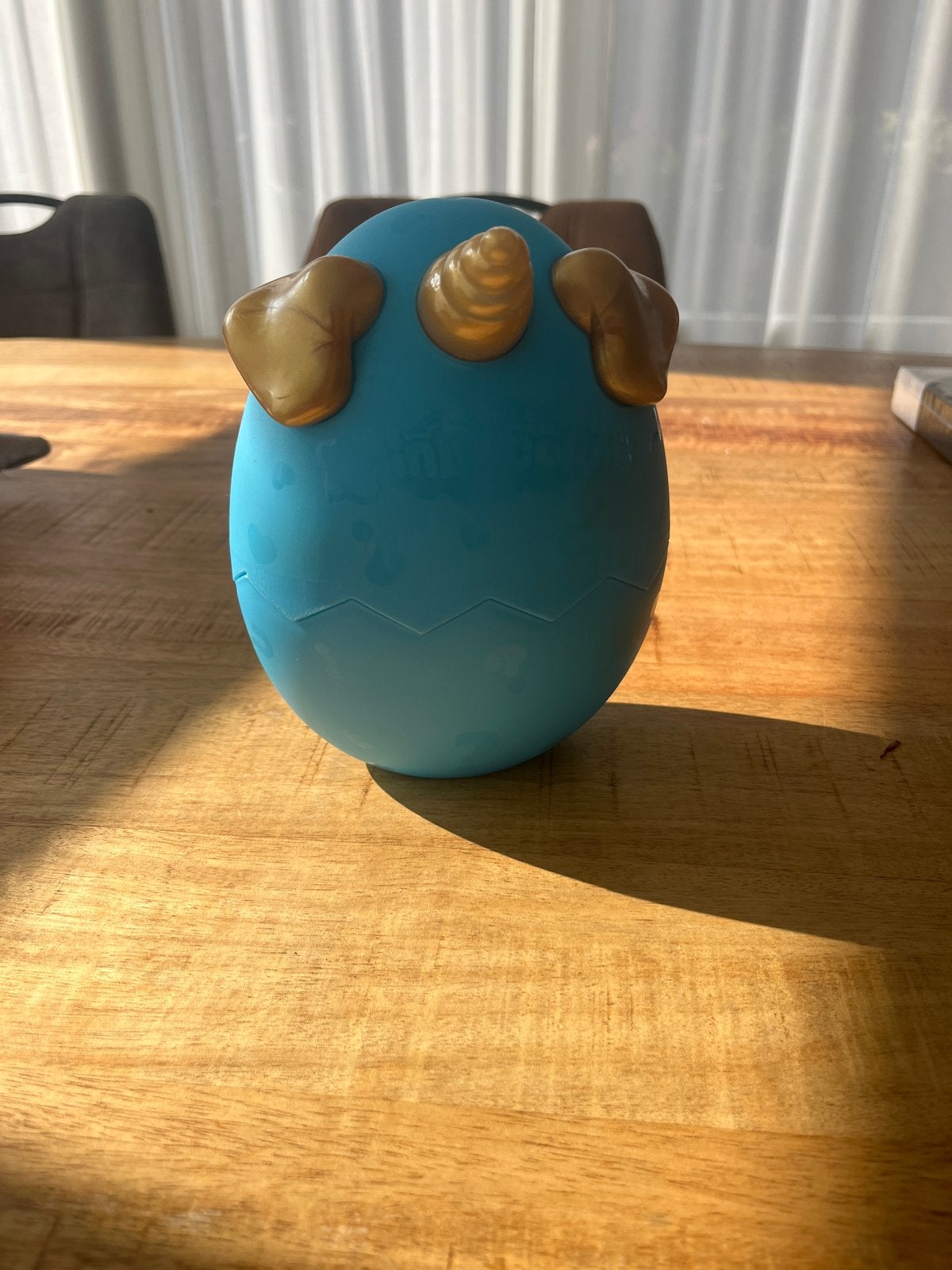 Rainbocorns Ei met Eenhoorn Hoorn - Blauw, Ophalen, Zo goed als nieuw, Meisje