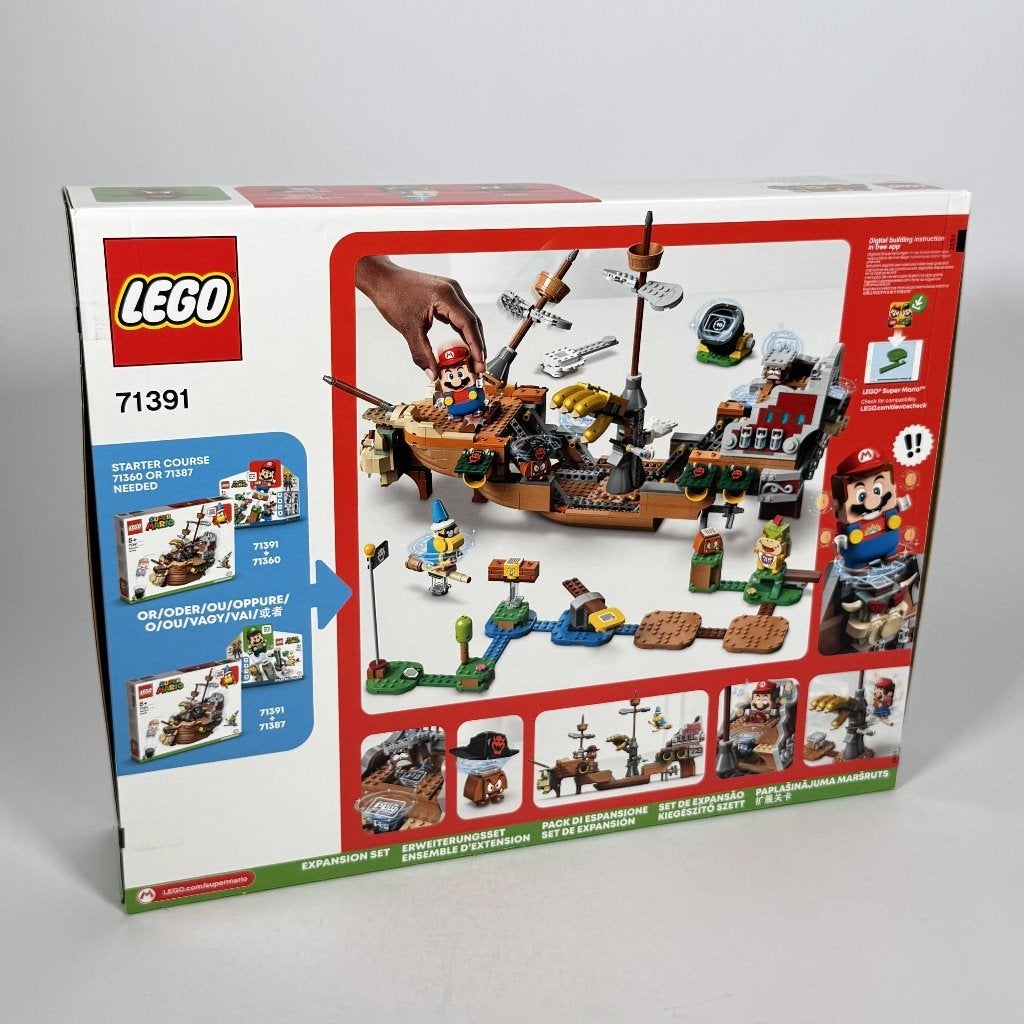 LEGO Super Mario 71391 Bowsers Luchtschip – Nieuw, Overige thema's, Lego, Nieuw, Ophalen of Verzenden