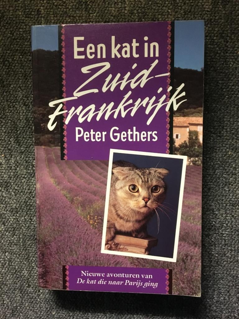 Een kat in Zuid Frankrijk ; door Peter Gethers #Frankrijk, Boeken, Ophalen of Verzenden, Gelezen, Peter Gethers, Europa