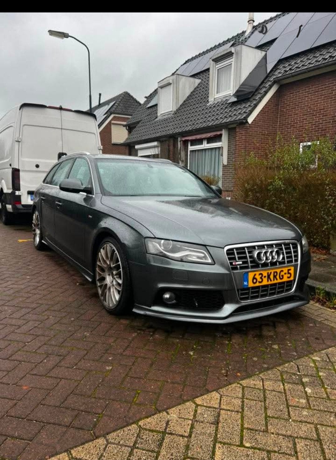 leuke Audi A4 station 1.8 Tfsi volledig s-line uitgevoerd, Auto's, Voorwielaandrijving, Zwart, 4 cilinders, 160 pk