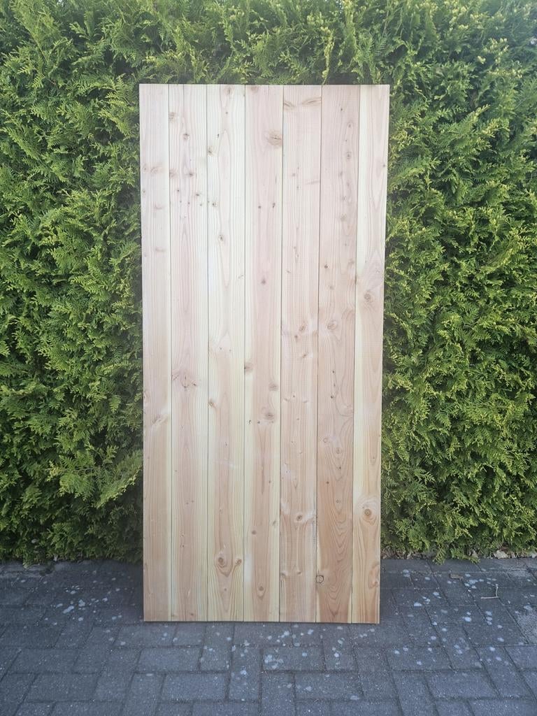 Houten Tuinpoort Splinternieuw en zeer stevig!, Tuin en Terras, Tuinhekken en Hekwerk, Ophalen, Nieuw, Hout, Tuinhek