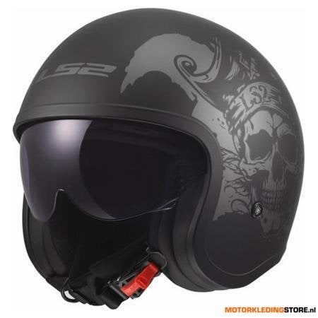 LS2 OF599 Spitfire II Willy Jethelm, Zwart-Grijs, Ophalen of Verzenden, Nieuw met kaartje