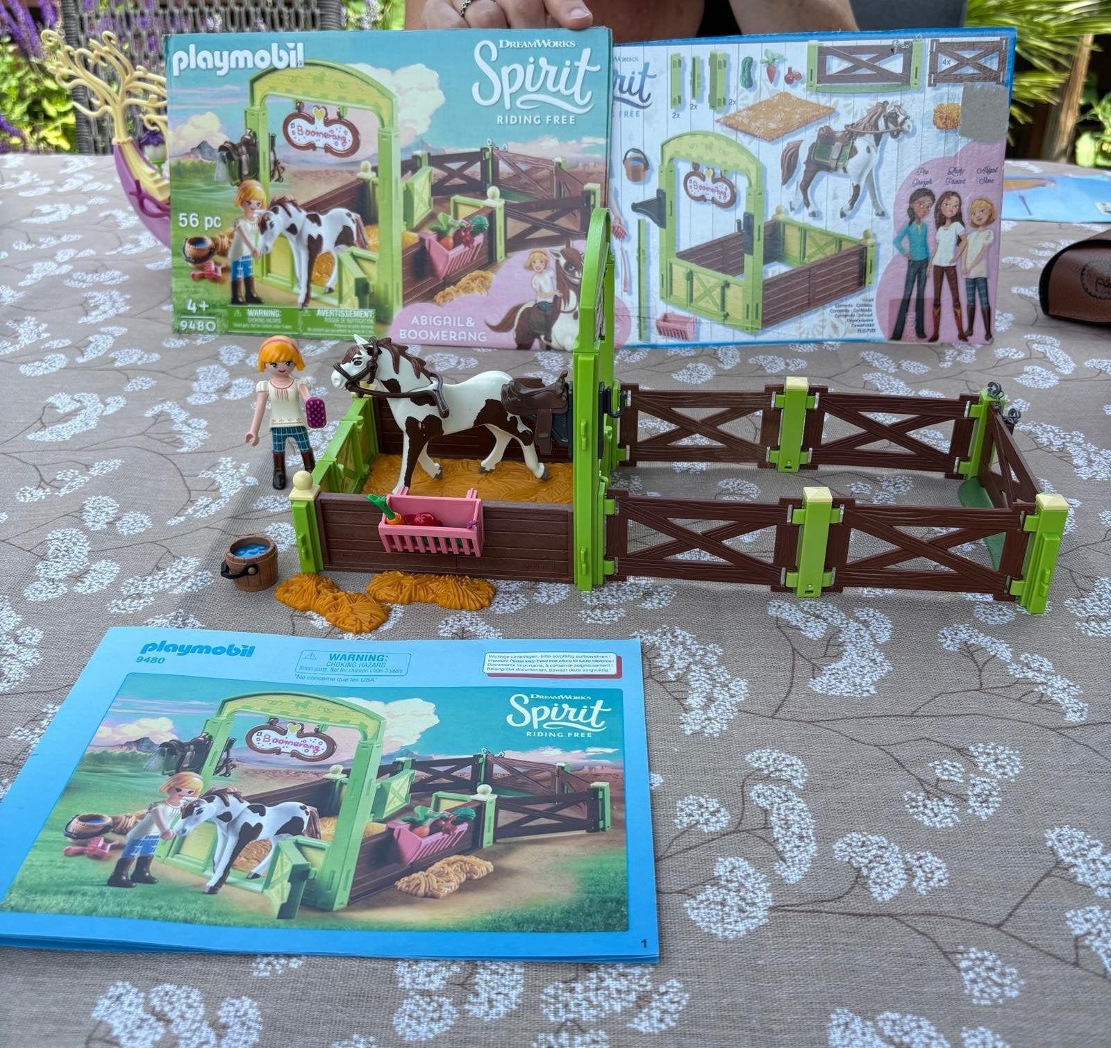 Playmobil Spirit Abigail & Boomerang 9480, Ophalen, Gebouw, Complete set, Zo goed als nieuw