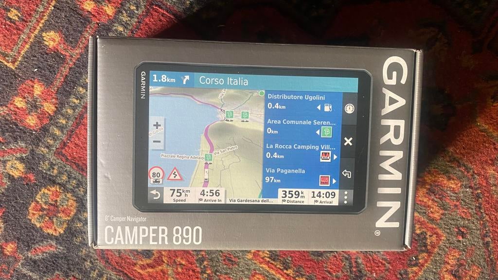 Campernavigatie 890 Garmin, Auto diversen, Autonavigatie, Ophalen of Verzenden, Zo goed als nieuw