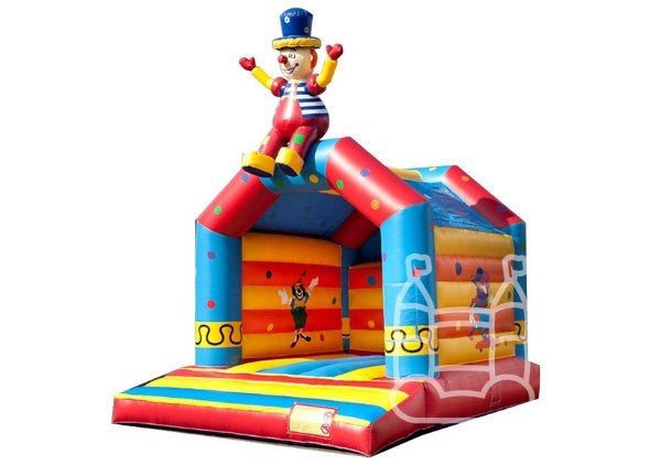 Springkussen Clown 5 x 4 meter, 2025 gekocht, goede staat, Ophalen of Verzenden, Zo goed als nieuw, Overige