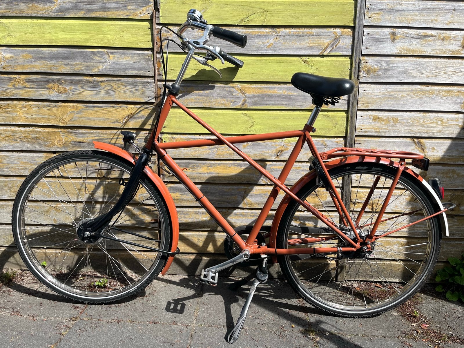 Uniek stalen kruisframe van Azor, framehoogte 60 cm., Gebruikt, Versnellingen, 57 tot 61 cm, Trommelrem