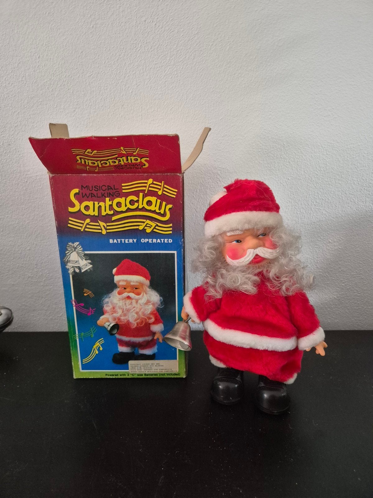 lopende en zingende kerstman, Ophalen of Verzenden