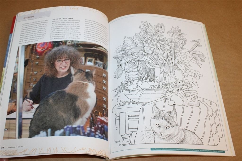 KleurGlossy 7 — Francien van Westering Kleurplaten, Boeken, Ophalen of Verzenden, Zo goed als nieuw, Overige onderwerpen