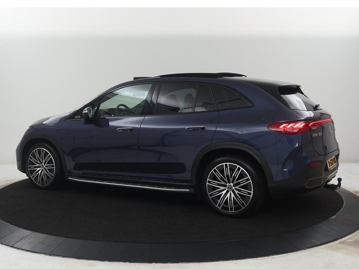 Mercedes-Benz EQE SUV 350 4Matic AMG Line 91 kWh | 97.1% | P, Automaat, 131 €/maand, Blauw, Origineel Nederlands