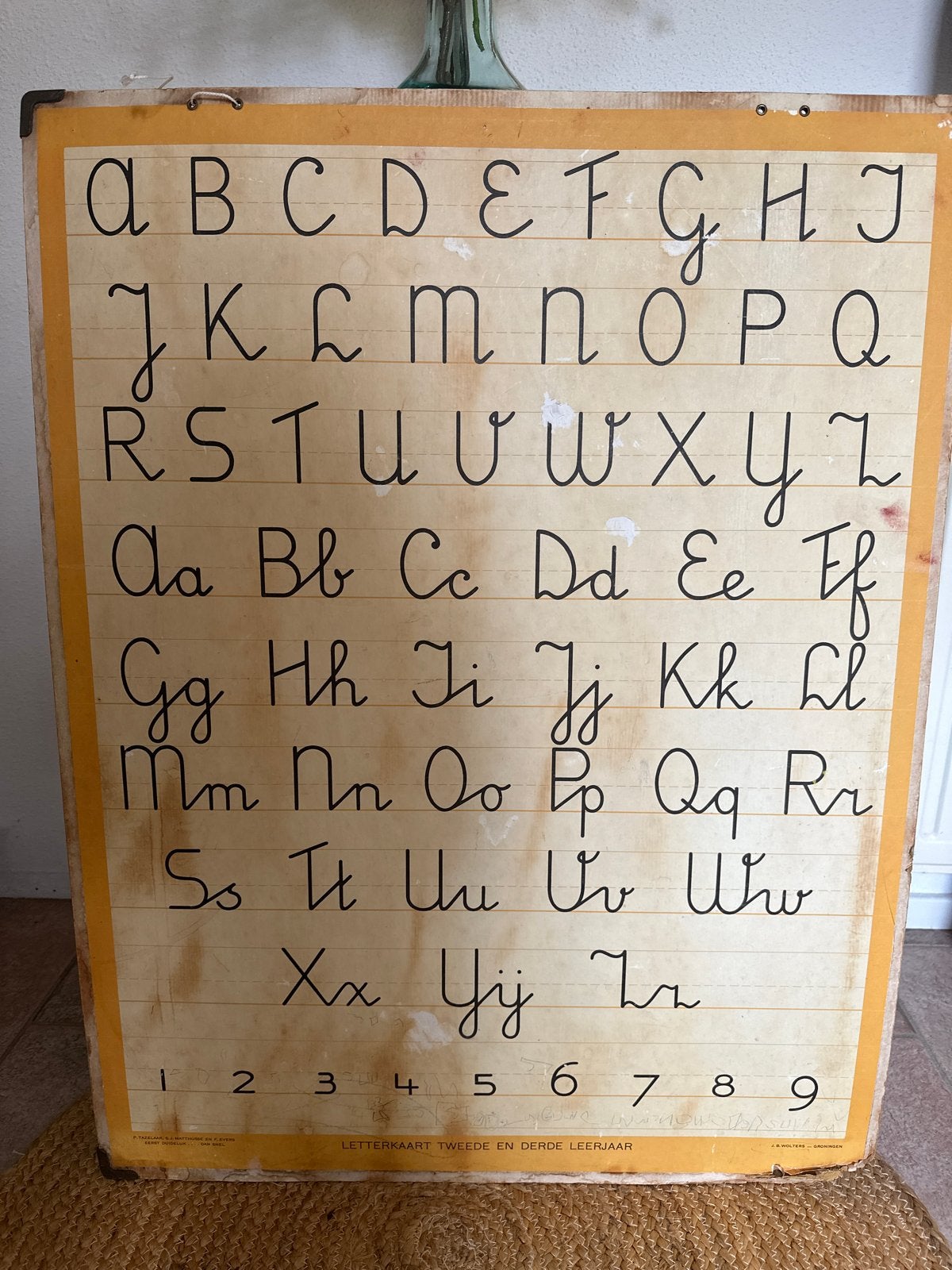 Vintage Letterkaart Tweede en Derde Leerjaar, Ophalen, Overige thema's