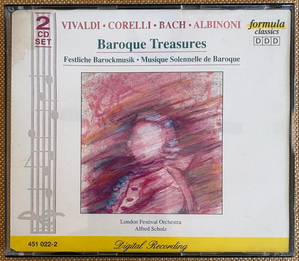 Baroque Treasures - Vivaldi, Corelli, Bach, Albinoni (2 CD), Boxset, Ophalen of Verzenden, Zo goed als nieuw, Orkest of Ballet