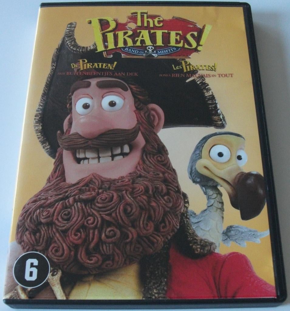 Dvd *** PIRATES! ***, Avontuur, Ophalen of Verzenden, Zo goed als nieuw, Vanaf 6 jaar
