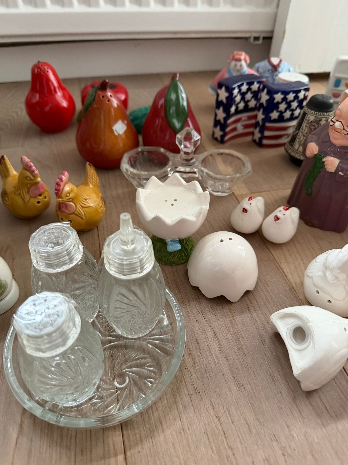 Diverse zout- en peperstellen voor de verzamelaar, Ophalen, Gebruikt