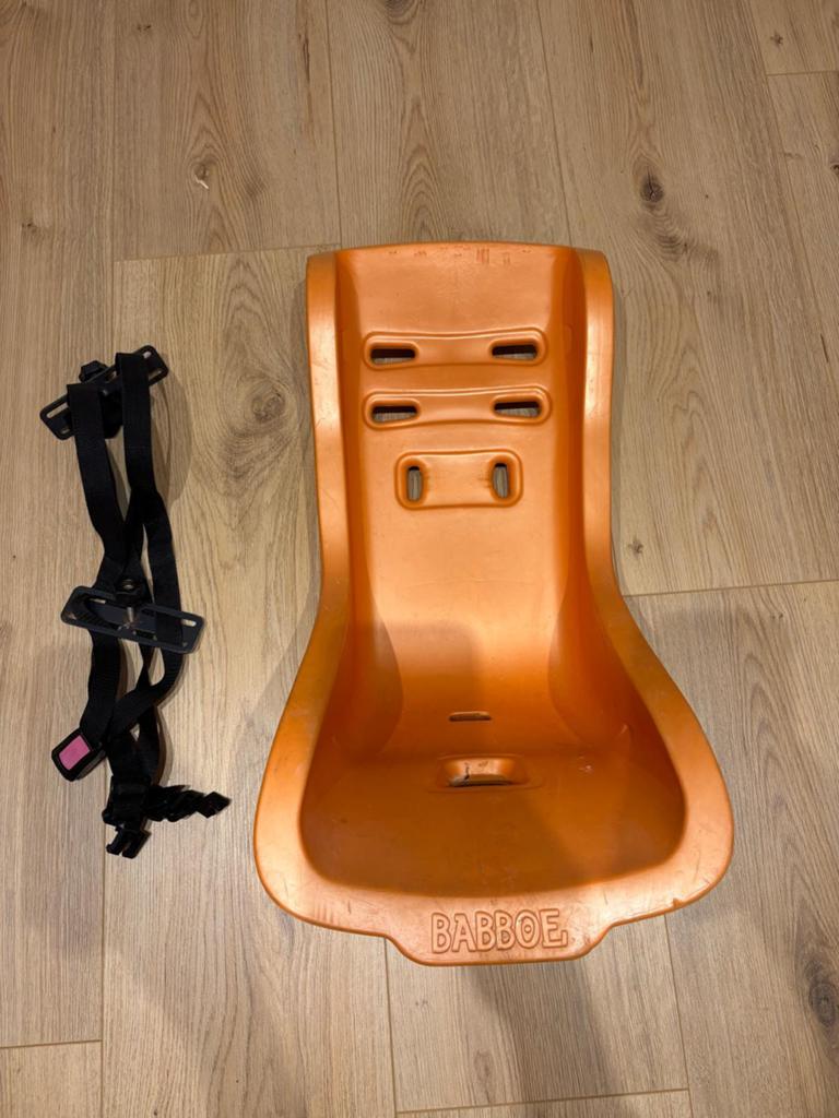Babboe bakfiets zitje met gordel, Ophalen, Achterzitje, 15 t/m 36 kg, Gebruikt