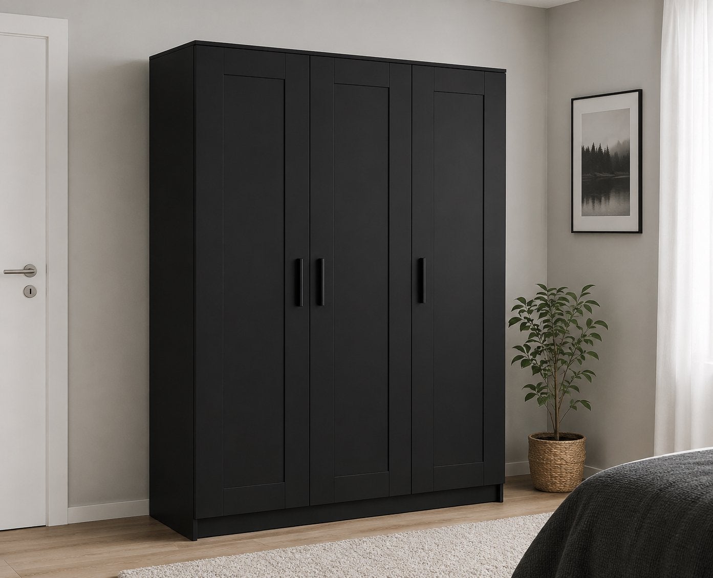 Ikea Brimnes met drie deuren, Ophalen, Gebruikt, 100 tot 150 cm, Met lade(s)
