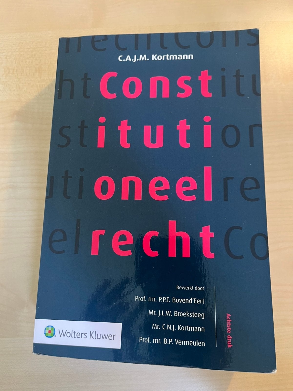 Constitutioneel recht, Ophalen of Verzenden, Alpha, Zo goed als nieuw, HBO
