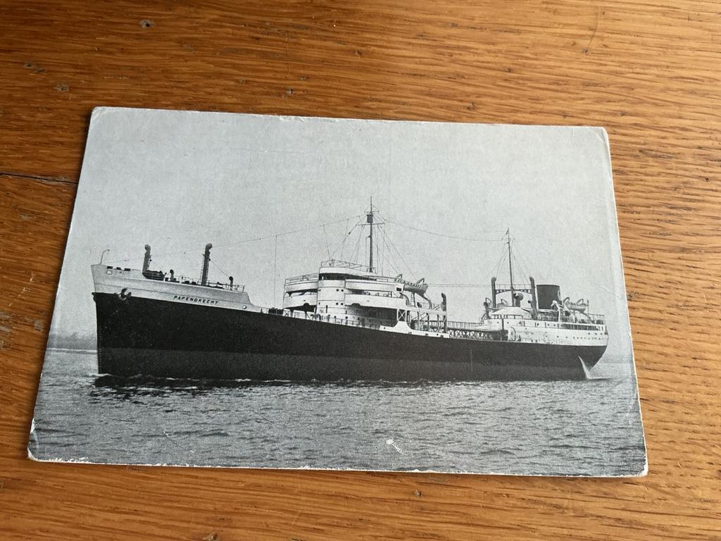 S498 motortankschip PAPENDRECHT van Ommeren Rotterdam, Verzamelen, Ophalen of Verzenden, Zo goed als nieuw, Kaart, Foto of Prent